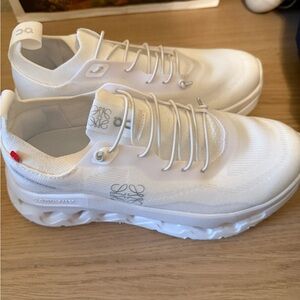 On Running x Loewe White Cloudtilit Shoes